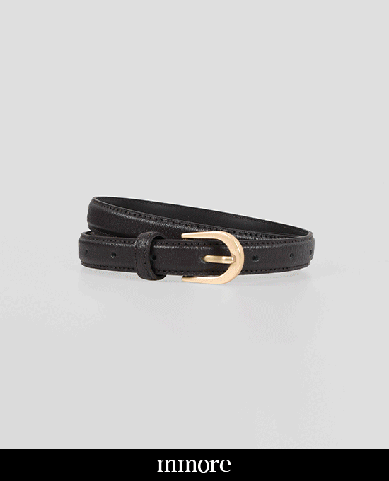 [당일발송][mmore][cowhide] more classic belt (slim.ver)
