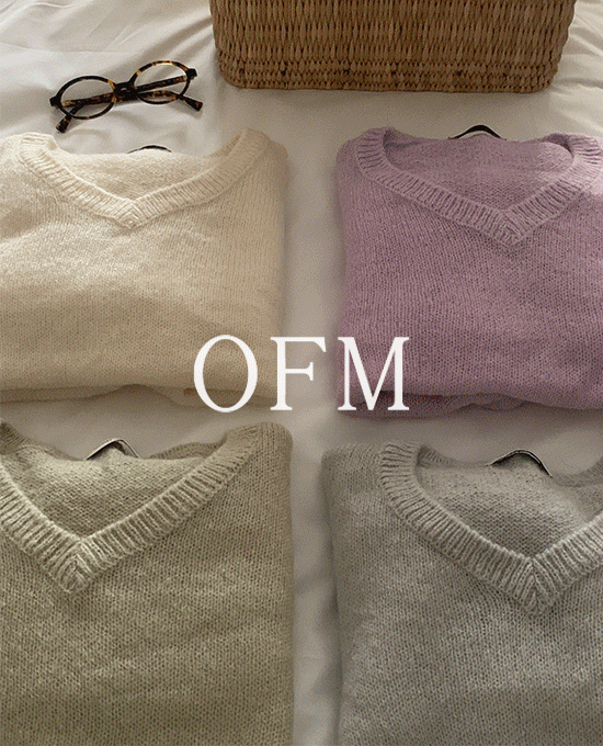 [11주년세일][당일발송][ofm] 피크닉 모헤어 브이넥 (knit)
