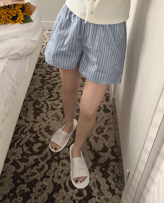스트라이프 밴딩 숏 (shorts)