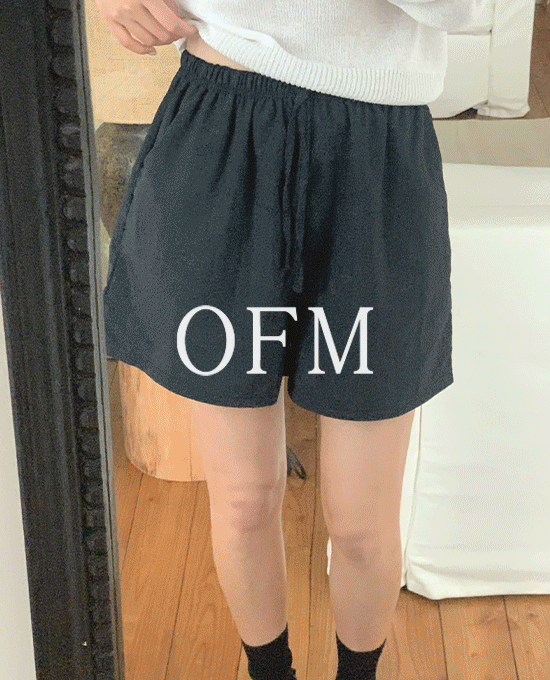 [신상할인][ofm][커플룩] 나일론 이지 밴딩 (shorts)